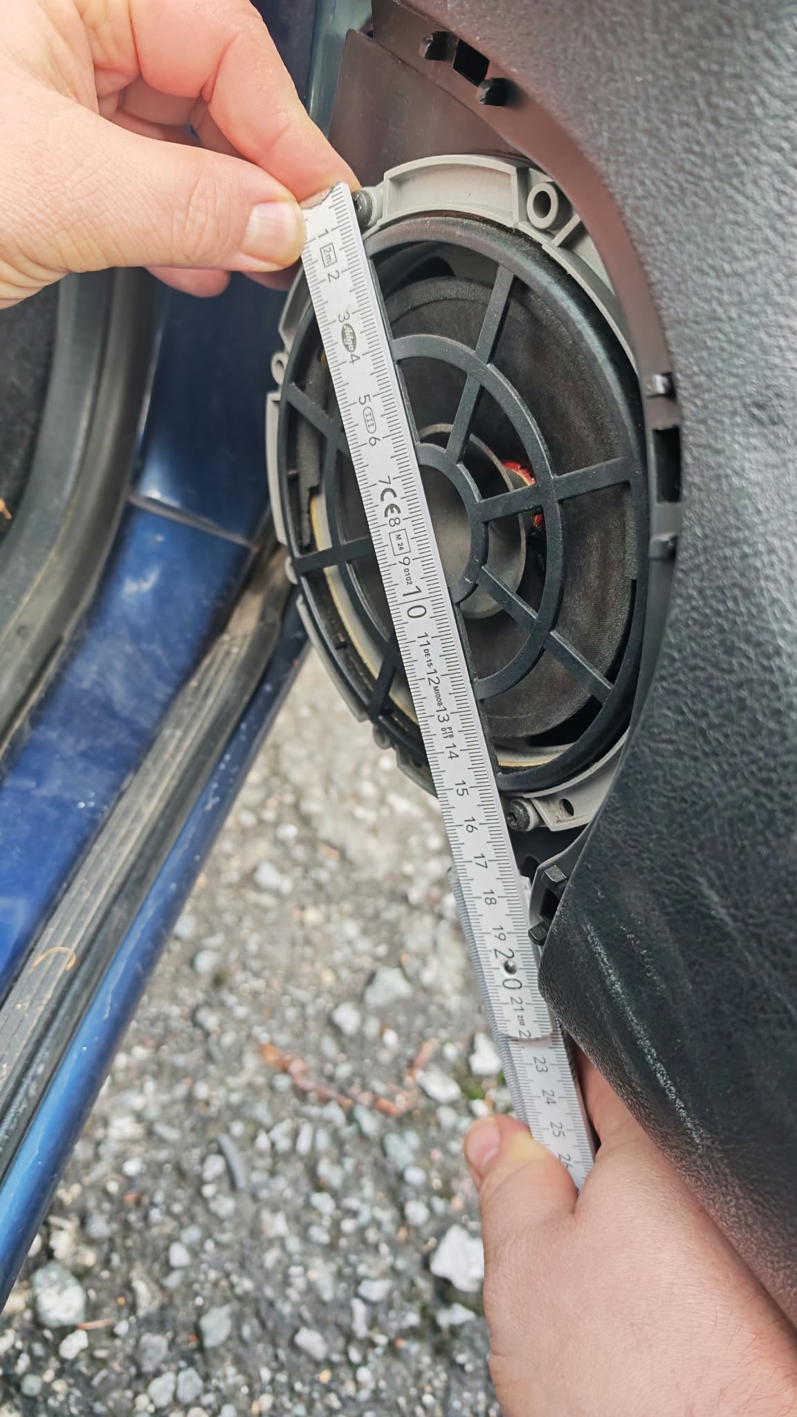 Front Lautsprecher-Adapterring für Hertz DCX 165.3 – Peugeot 306 ...