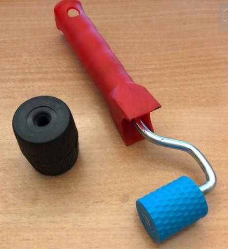 Roller for noise killer mat