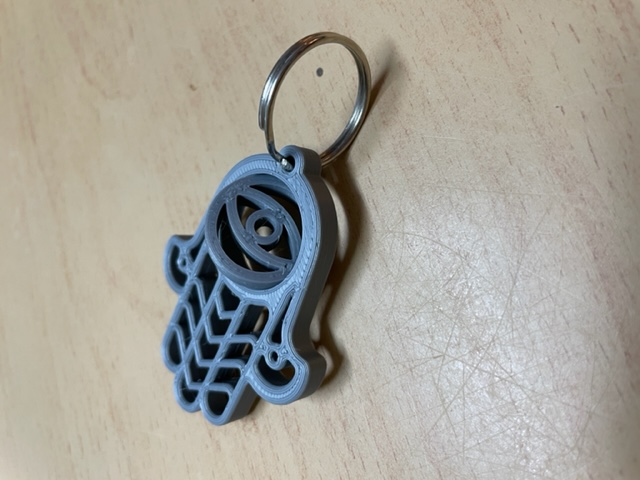 Hamsa keychain spherical plain bearing