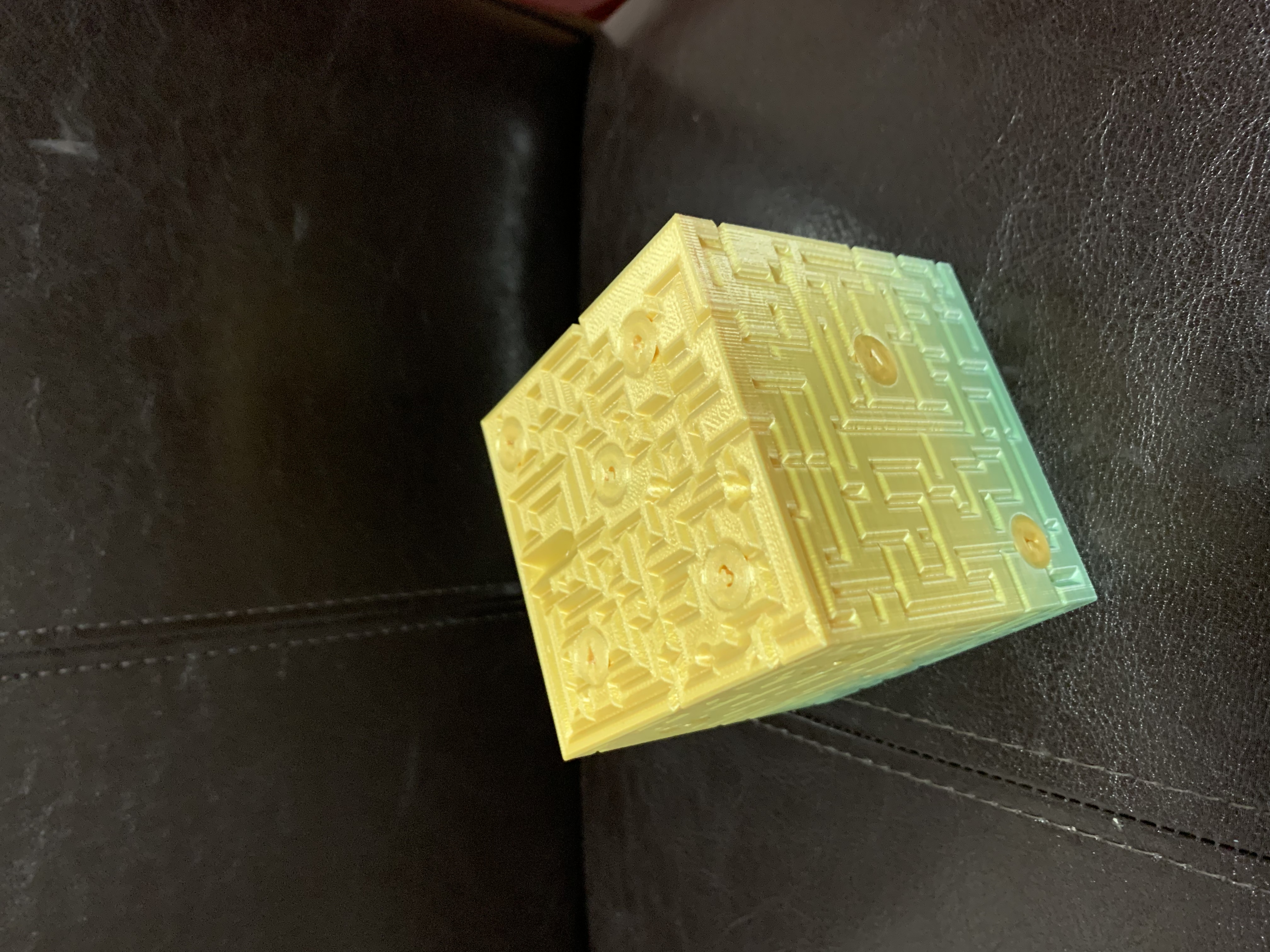 Miniatura 6 do modelo 3D Maze Puzzle Cube