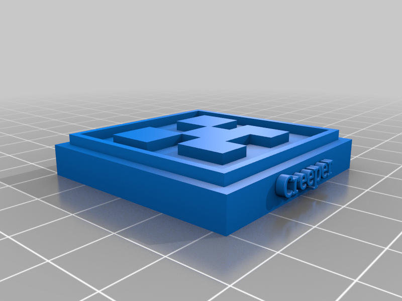 Miniatura 2 do modelo 3D Creeper keychain