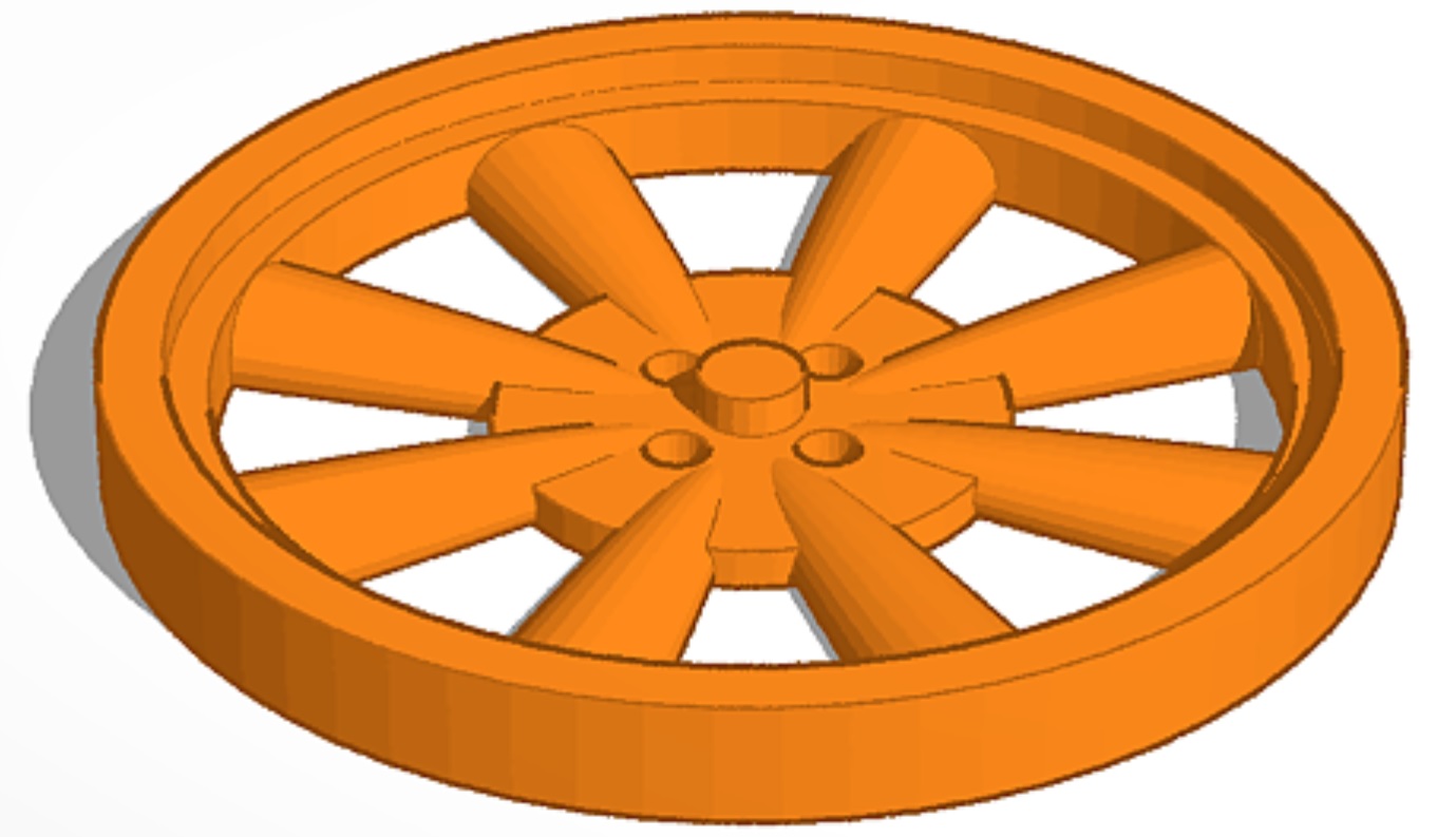 Wagon Wheel Button By MadPad Download Free STL Model Printables