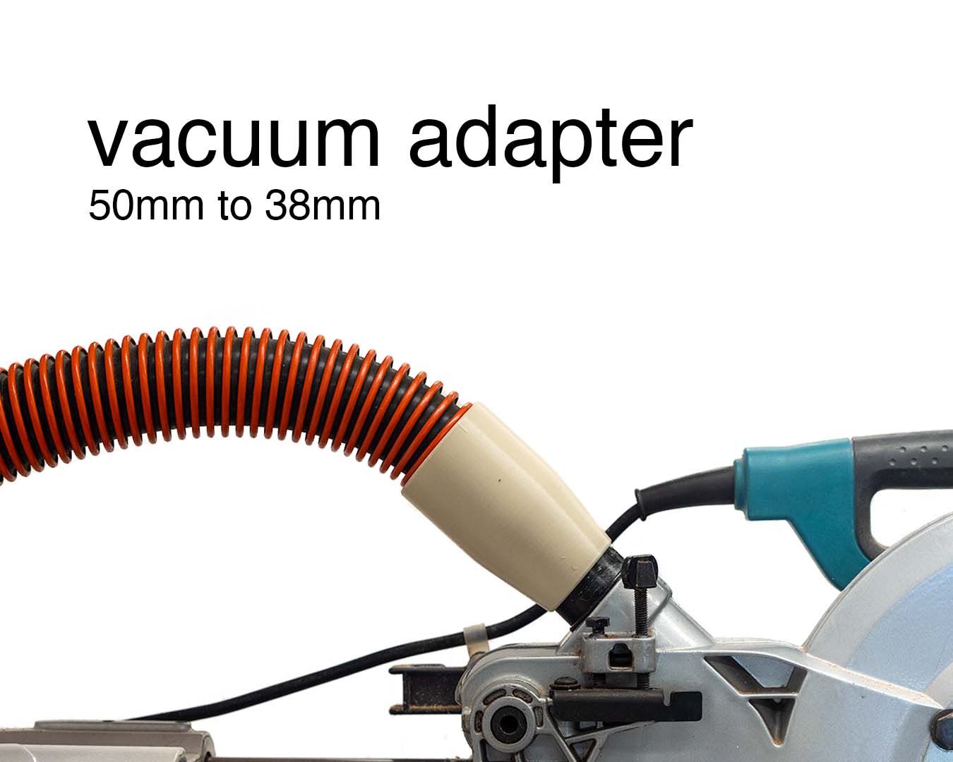 Adapter - 50mm Vacuum to 38 mm Inlet