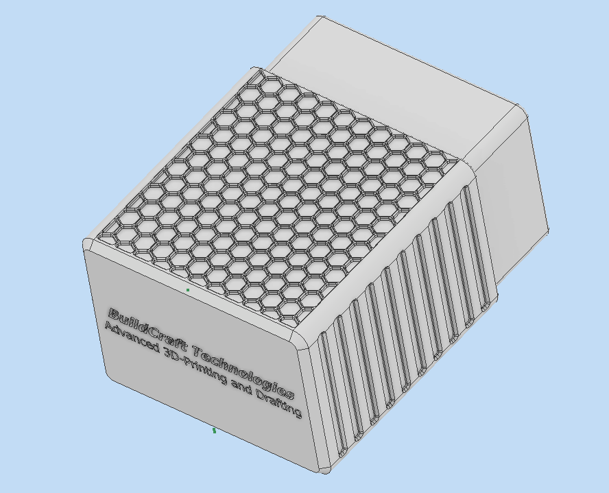 Miniatura 5 do modelo 3D Hex Pattern Tactical Container