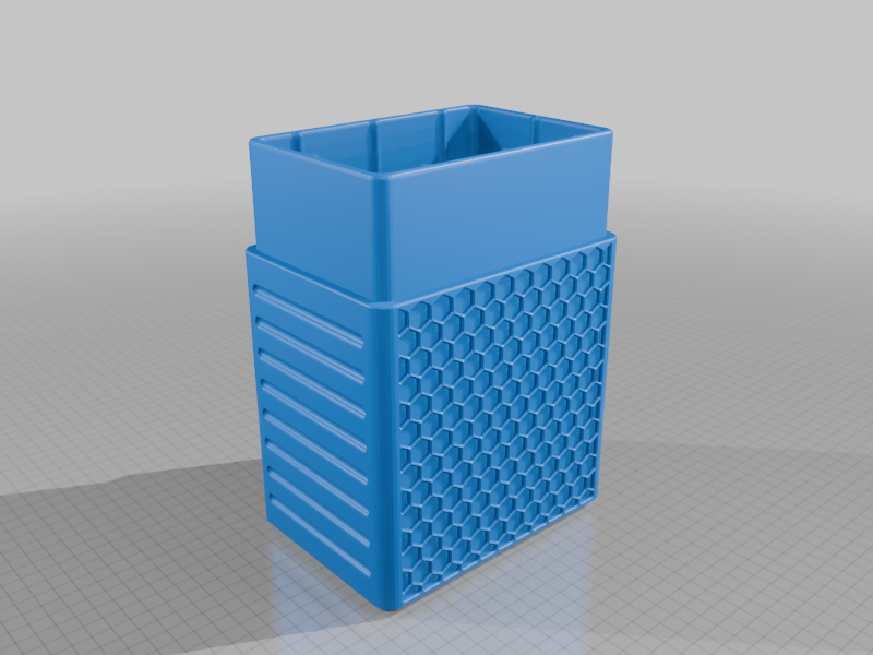 Miniatura 14 do modelo 3D Hex Pattern Tactical Container