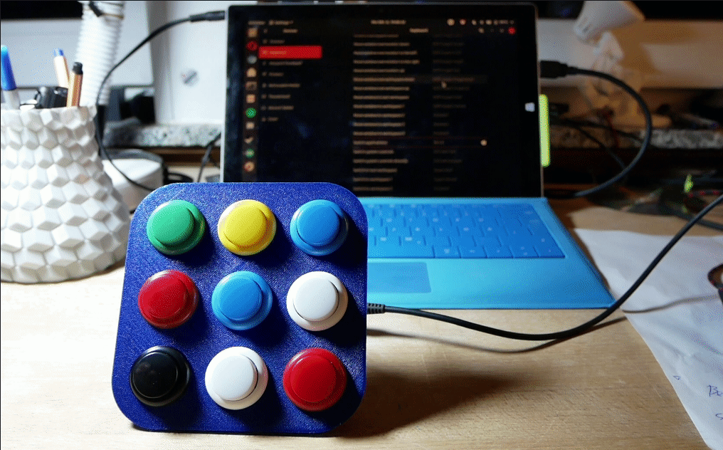 Miniatura 2 do modelo 3D Arcade / Push Button Box / Control Box Customizealbe
