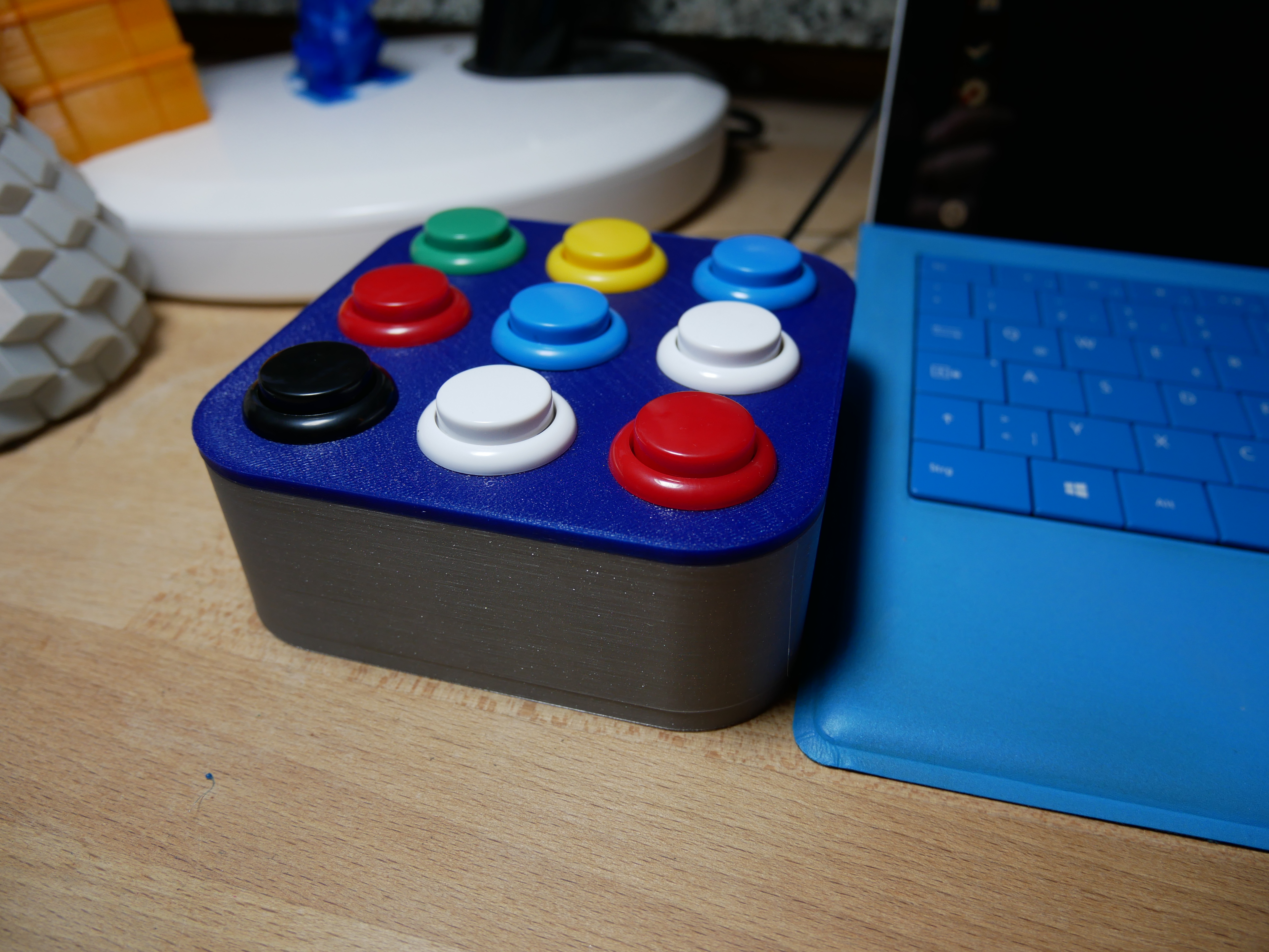 Miniatura 5 do modelo 3D Arcade / Push Button Box / Control Box Customizealbe