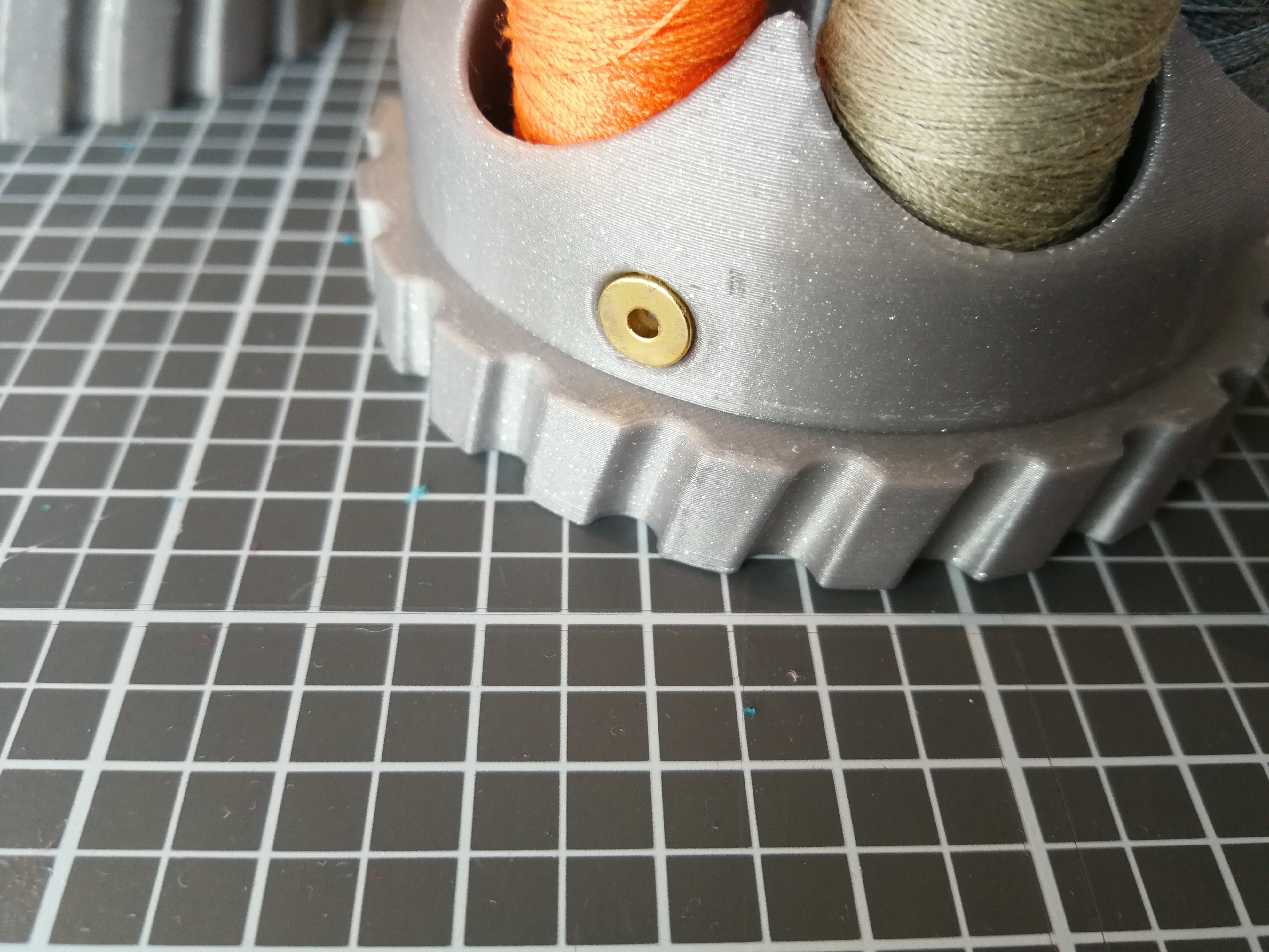 Miniatura 7 do modelo 3D Sewing Thread Box (round)