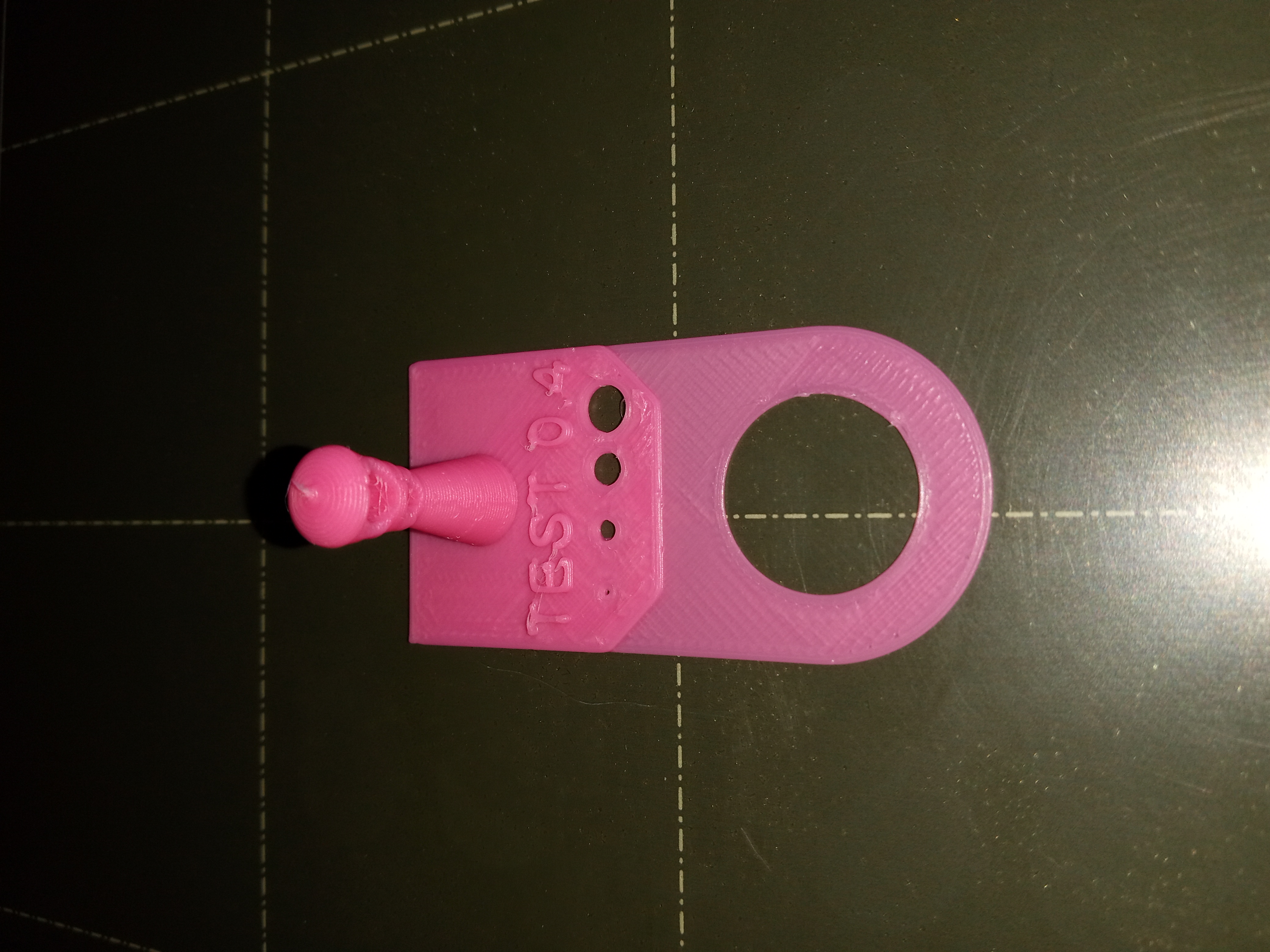 1"x2" Test Print- Bridge , Hole, End seam 0.4 Nozzle