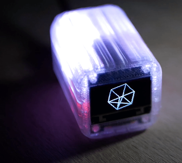 OLED Display and Desk Decoration Cube/ Arduino Nano & neopixel & SSD1306
