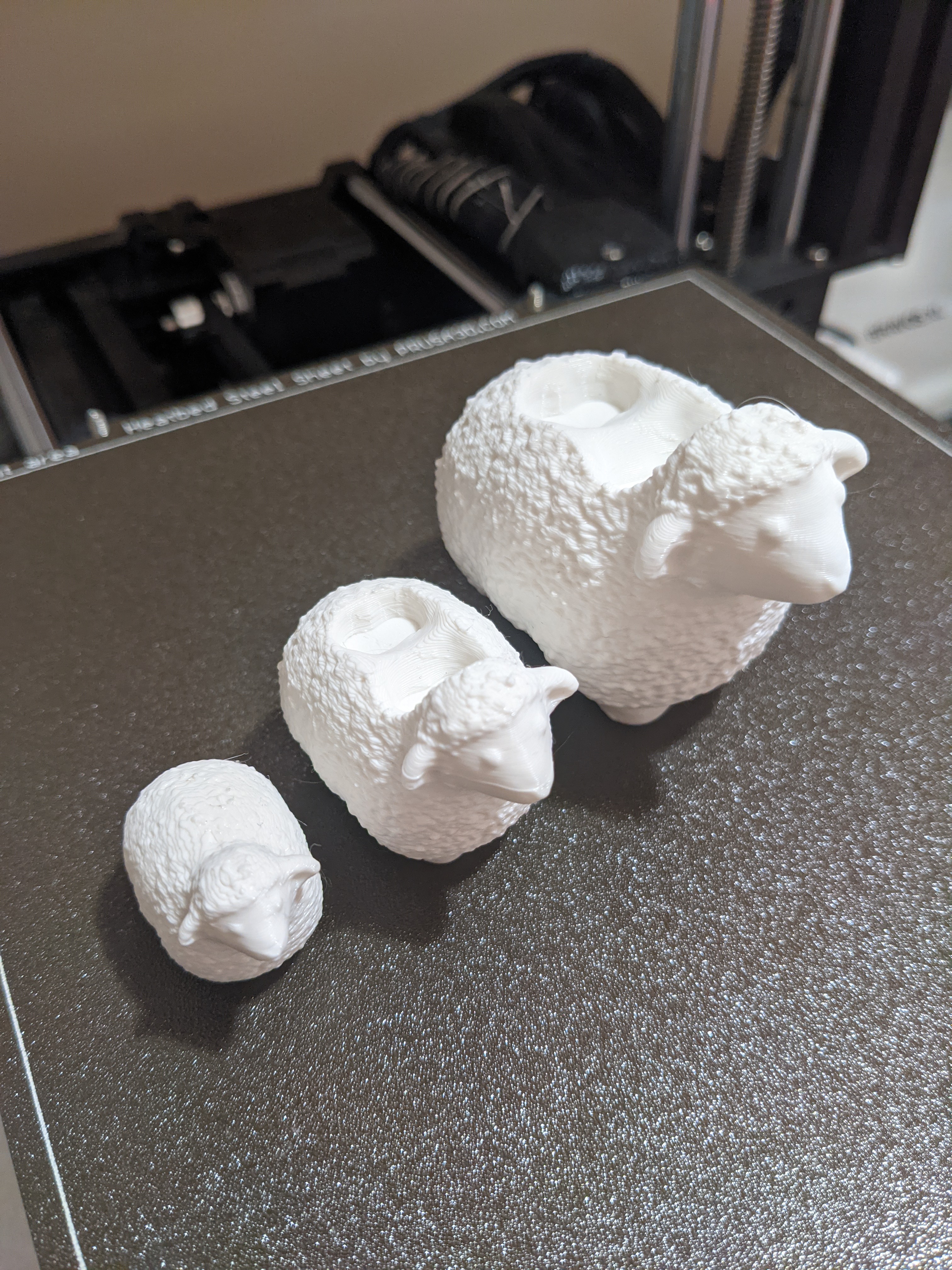Miniatura 2 do modelo 3D Sheep stack - 3 stackable sheep