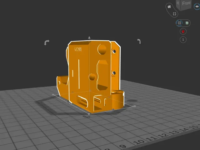 X axis motor and idler mounts without linear rail groove