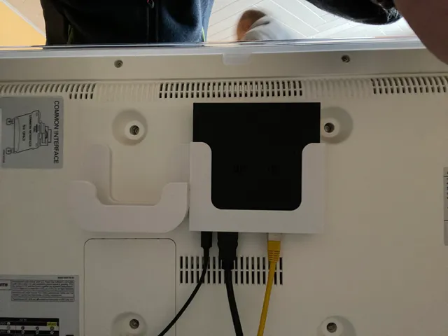 Halter für AppleTV+FireTV mit Löcher für Vesa/Holder für ATV+FTV for Vesa