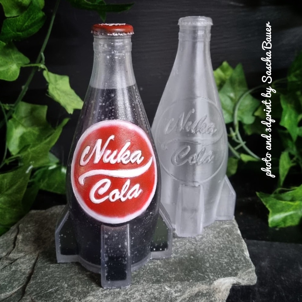 Fallout Nuka Cola Bottle 3D model thumbnail