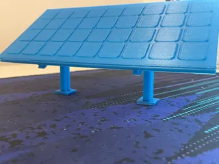 Solar panel model by Meatball | Download free STL model | Printables.com