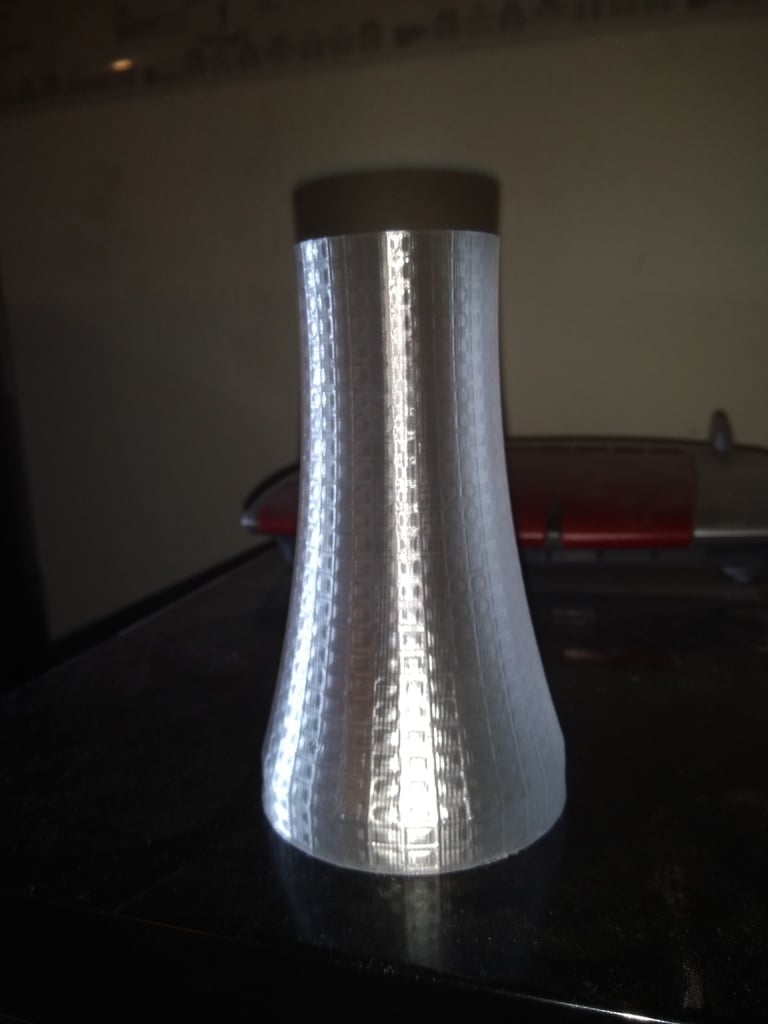 structured vase "nuclear cone"