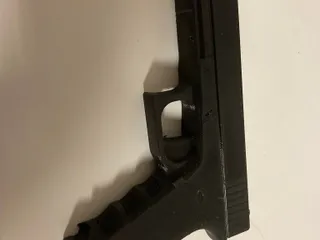 Easy print glock-like toy gun by MathMan