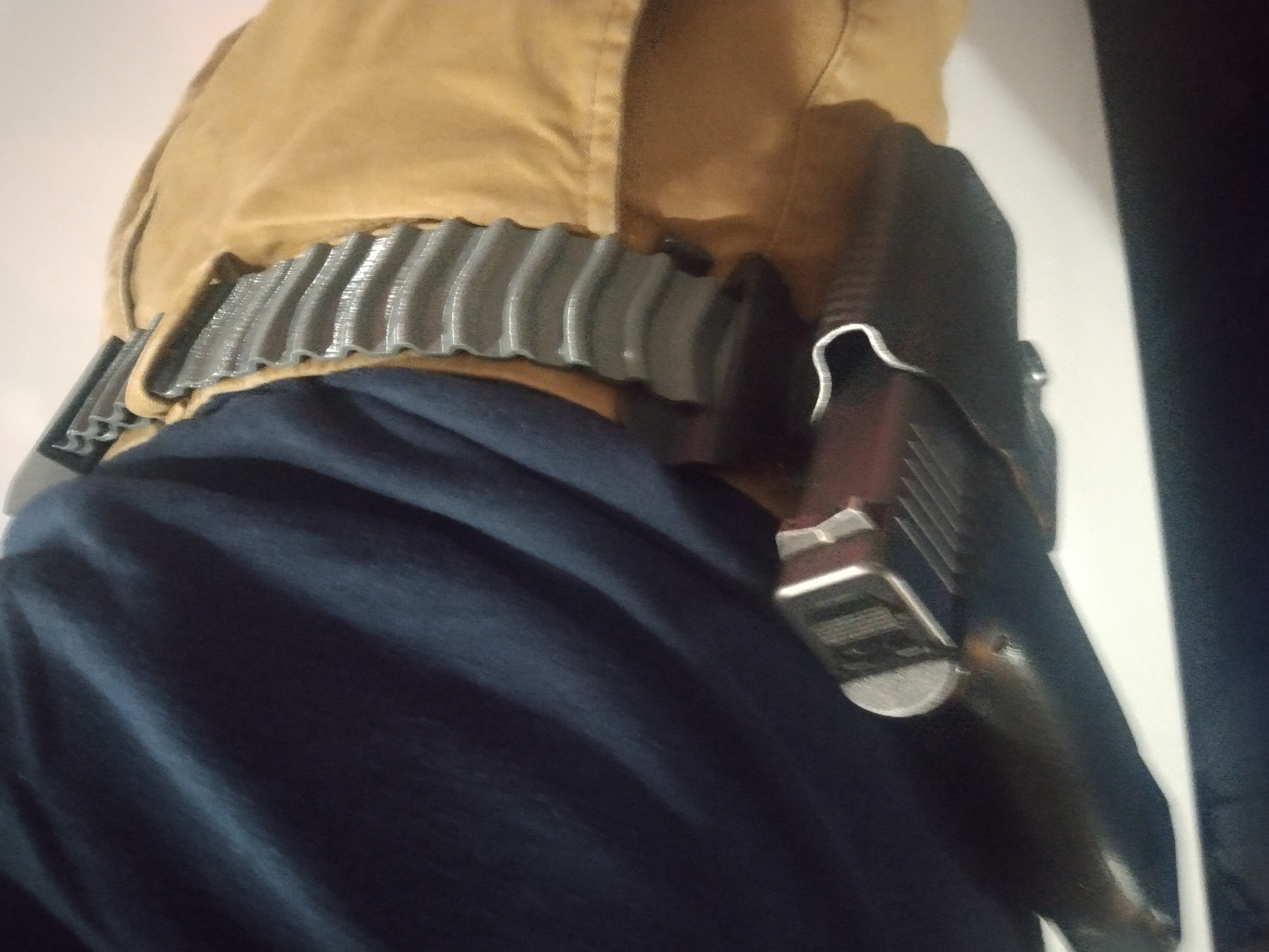 38mm Corrugated Gun Belt