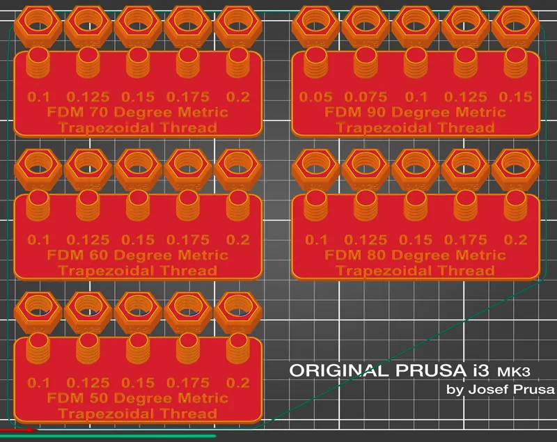 Fusion 360 FDM threads test piece by NovemberKou | Download free STL ...