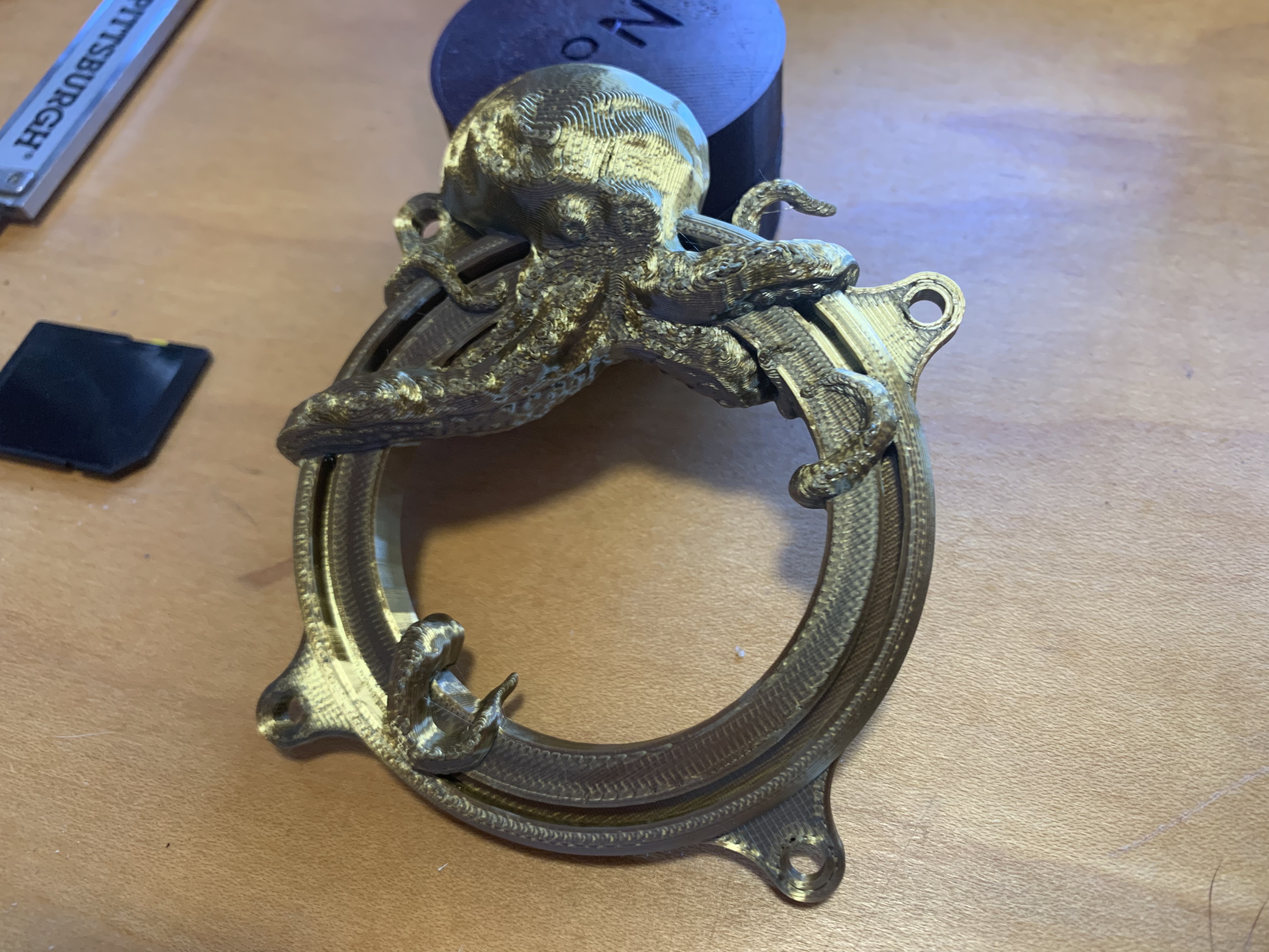 Miniatura 5 do modelo 3D octopus themed mechanical iris