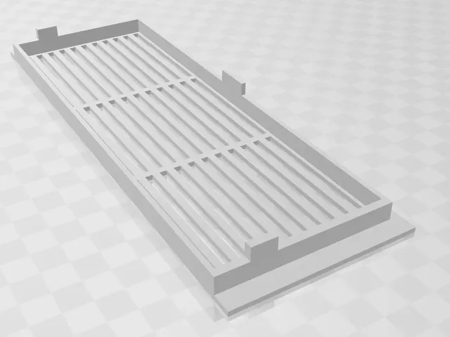Air grille / Ventilation Grille 198.92mm x 70.57mm x 9.32mm — foto autora