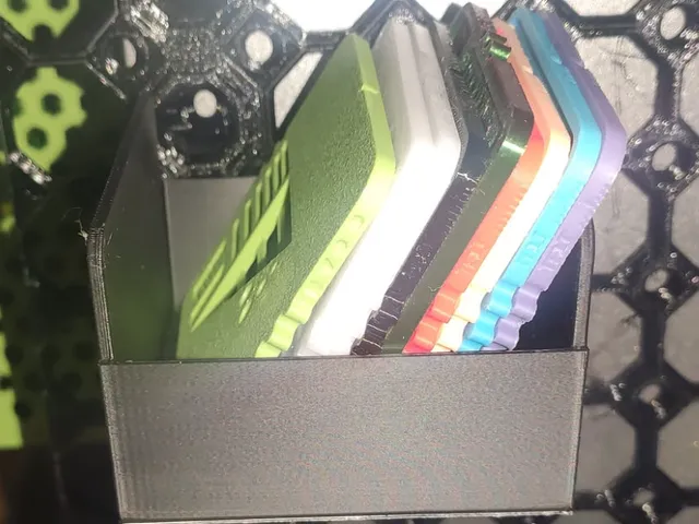 Tray for storing Mini printer tests as Swatches with Multiboard attachment