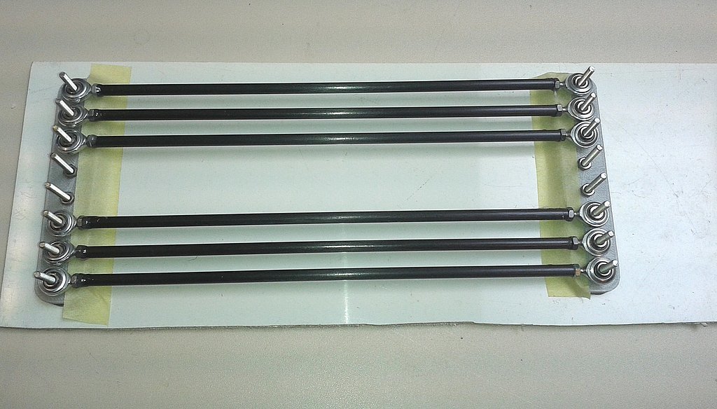 template for equal length of rods for delta 3D printer