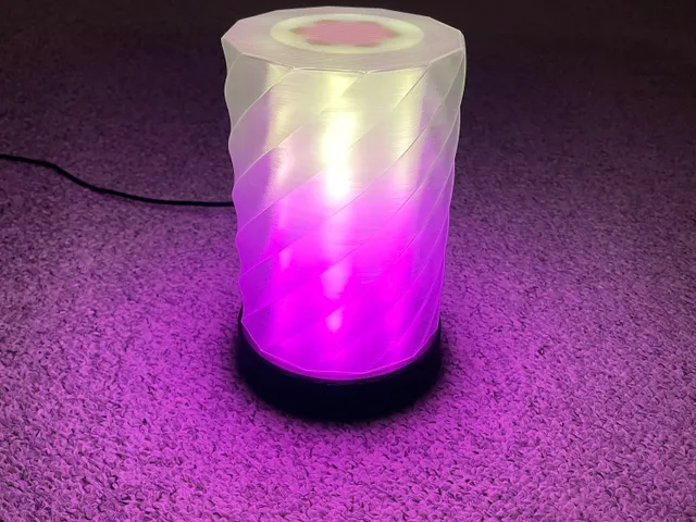 Spiral LED Lamp