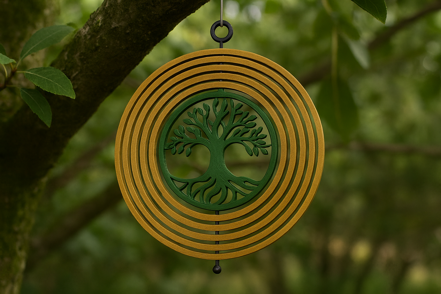 Rotating Wind Chime – Tree of Life