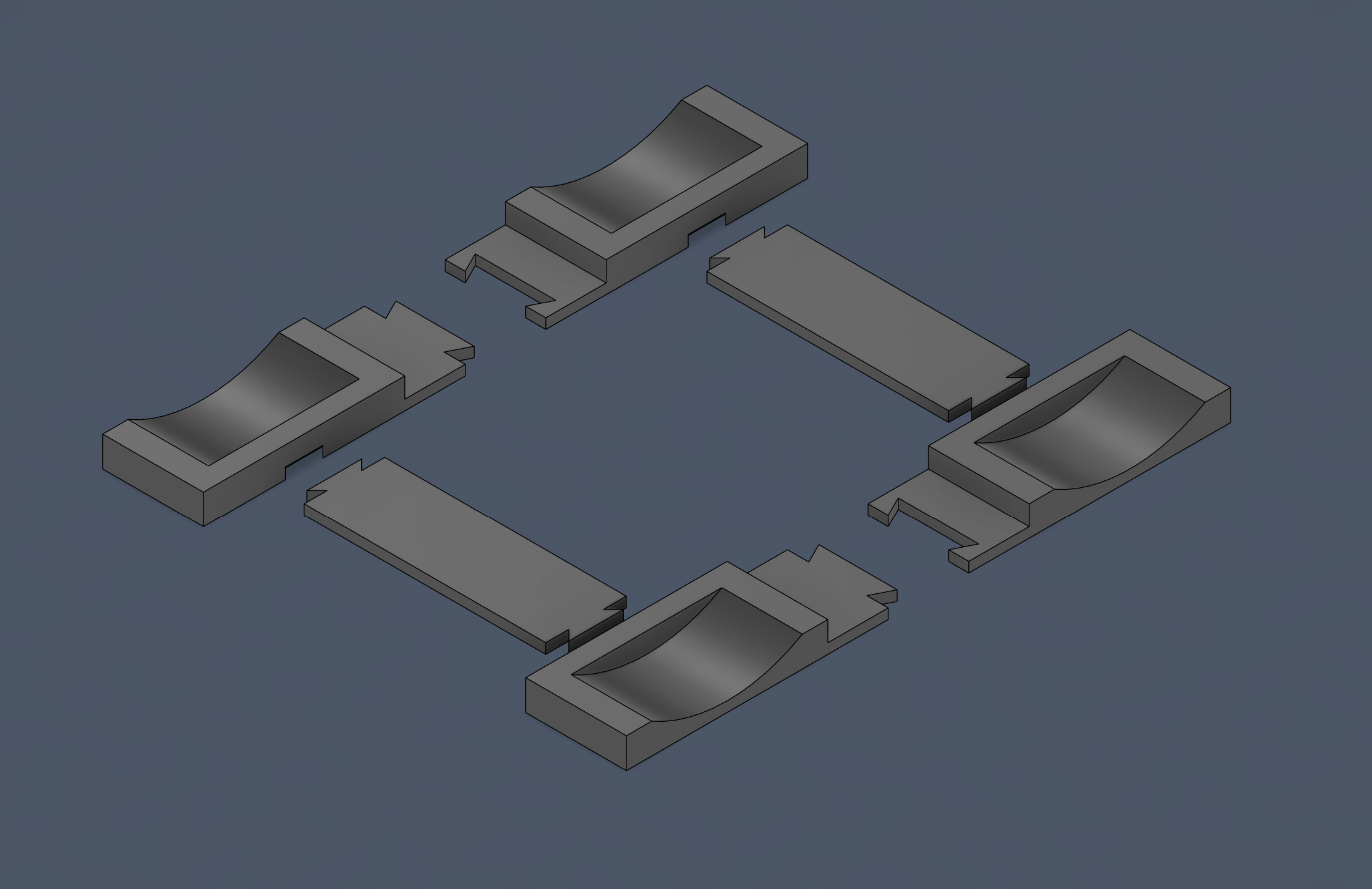 Miniatura 3 do modelo 3D Dumbbell Holder/Stand