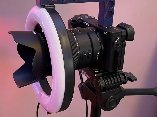 Hot Shoe Ring Light Mount