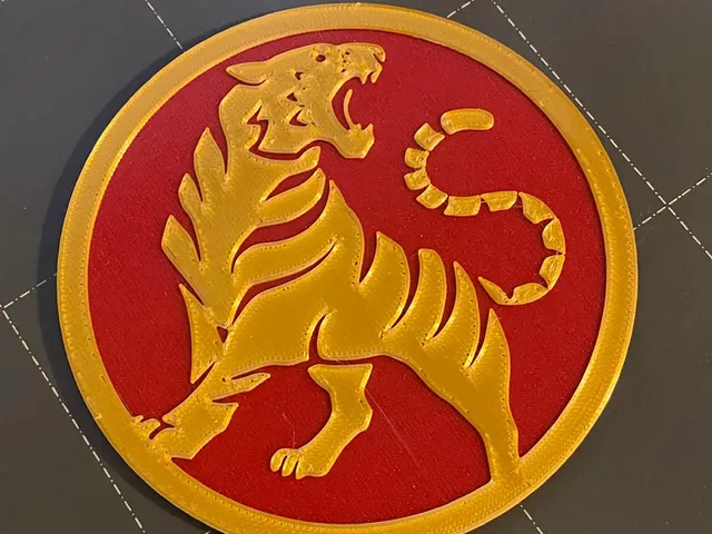 Chinese New Year Tiger Coaster