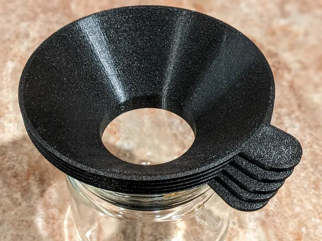 Wide Mouth Jar Nesting Funnels