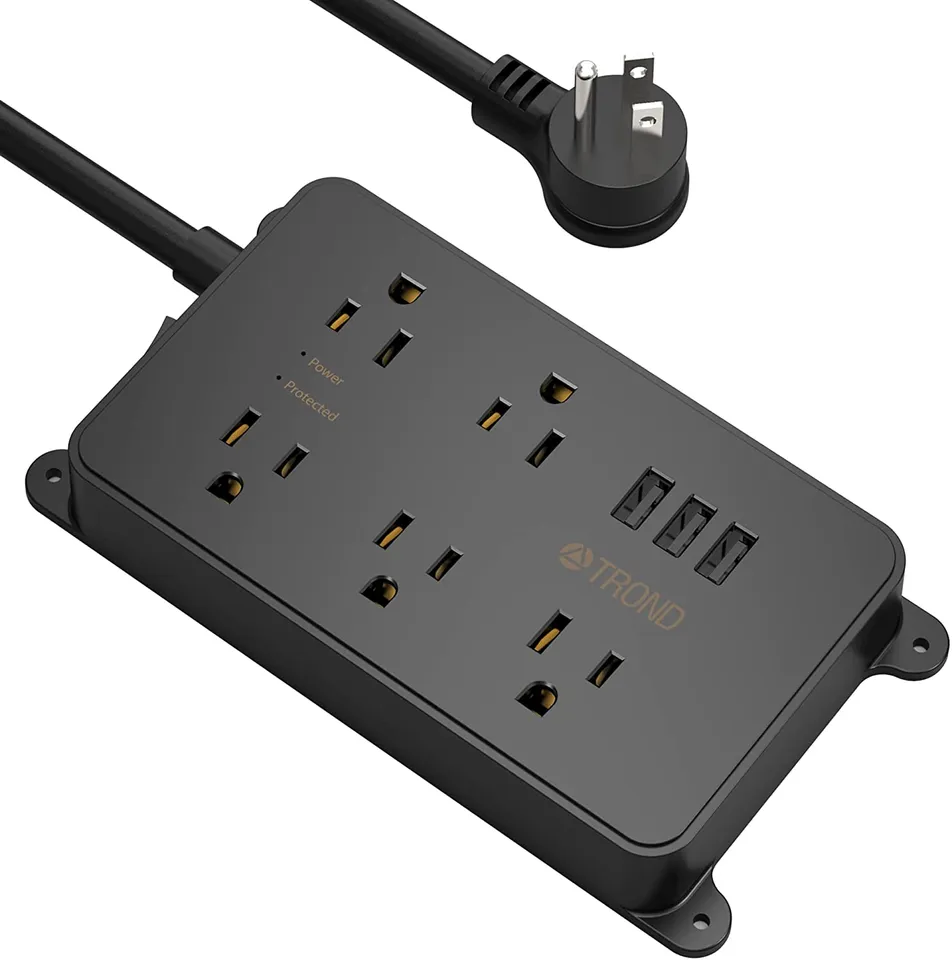 Free STL file Wall mount power strip 🔌・3D printing design to download・Cults