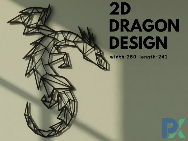 2D dragon Design
