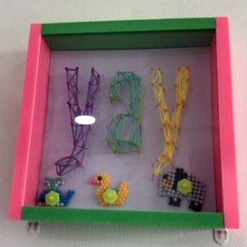 Square Box Display Frame for Arts & Craft (8.5 Inch/21.5 Cm)