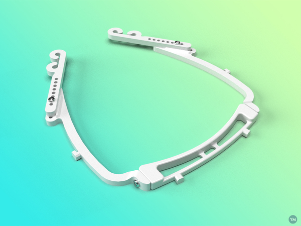 Miniatura 4 do modelo 3D Multipart Face Shield
