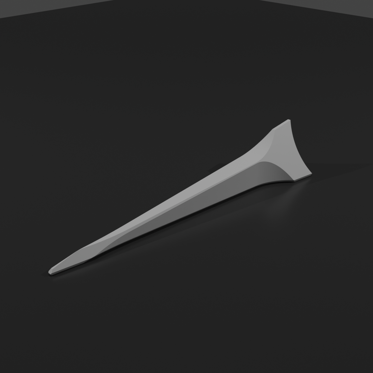 Miniatura 4 do modelo 3D Triangular Golf Tee V2