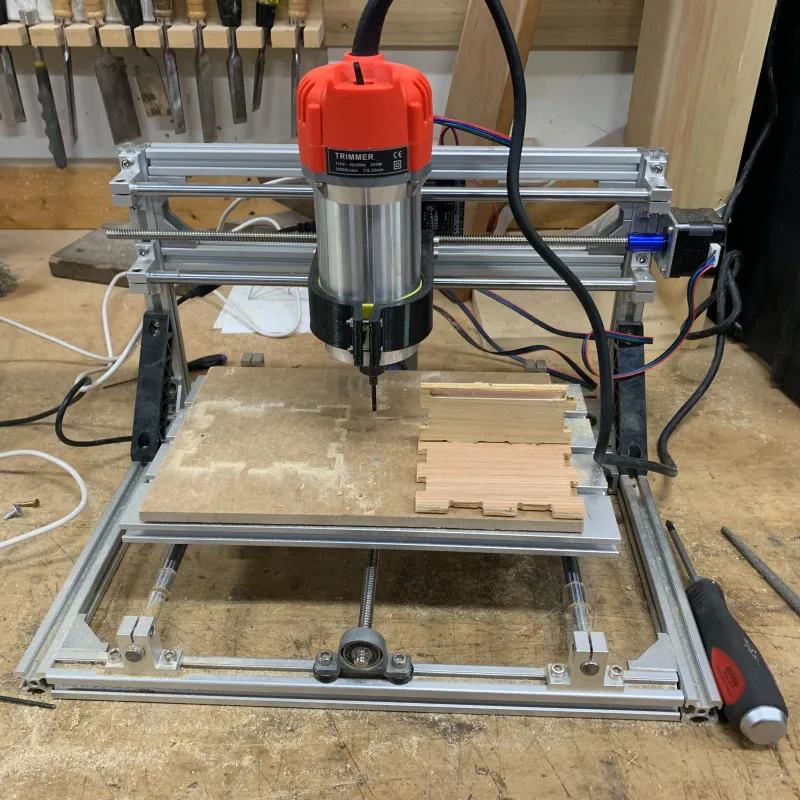 3D Printed 3018 CNC Spindle Holder for Wood Router by nschreiber0813 Download free STL model Printables