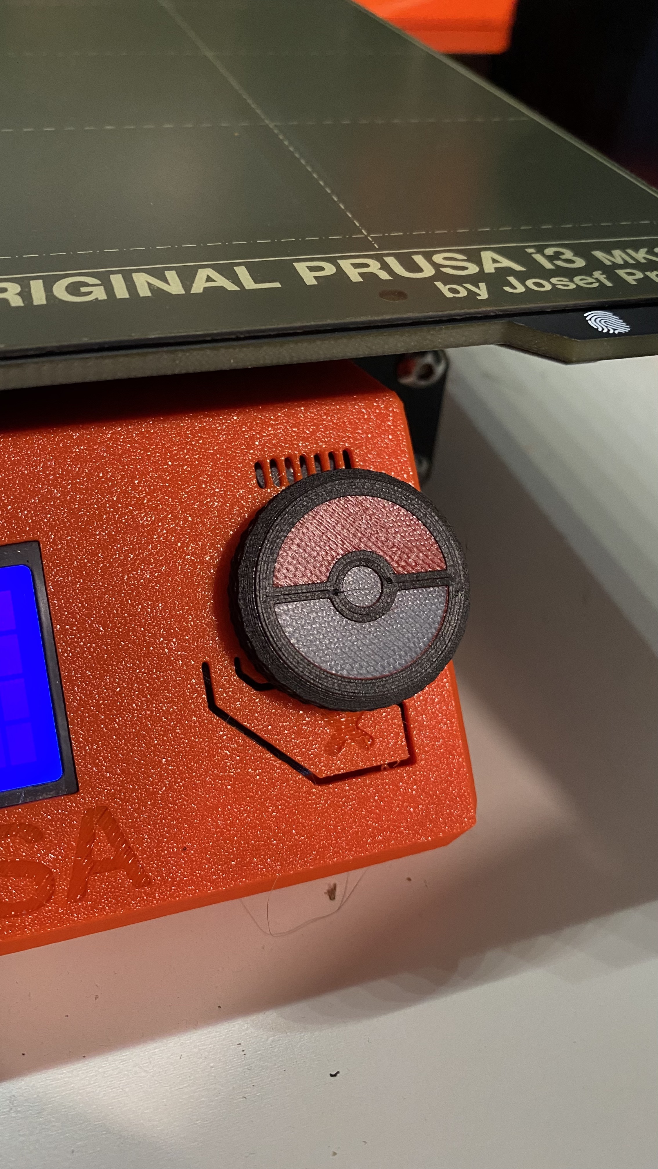 Knurled Pokeball Control Knob