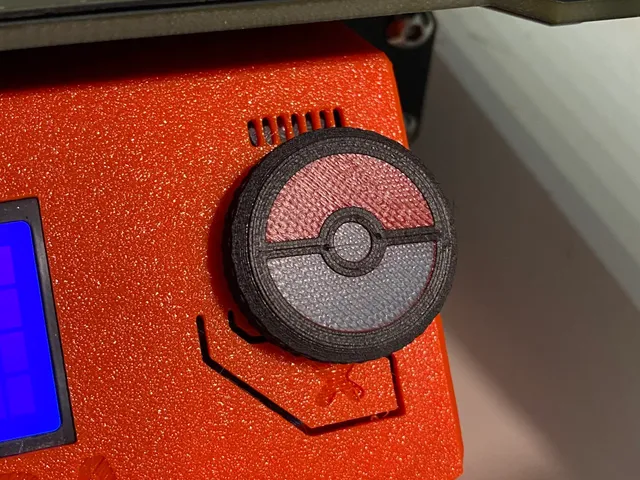 Knurled Pokeball Control Knob