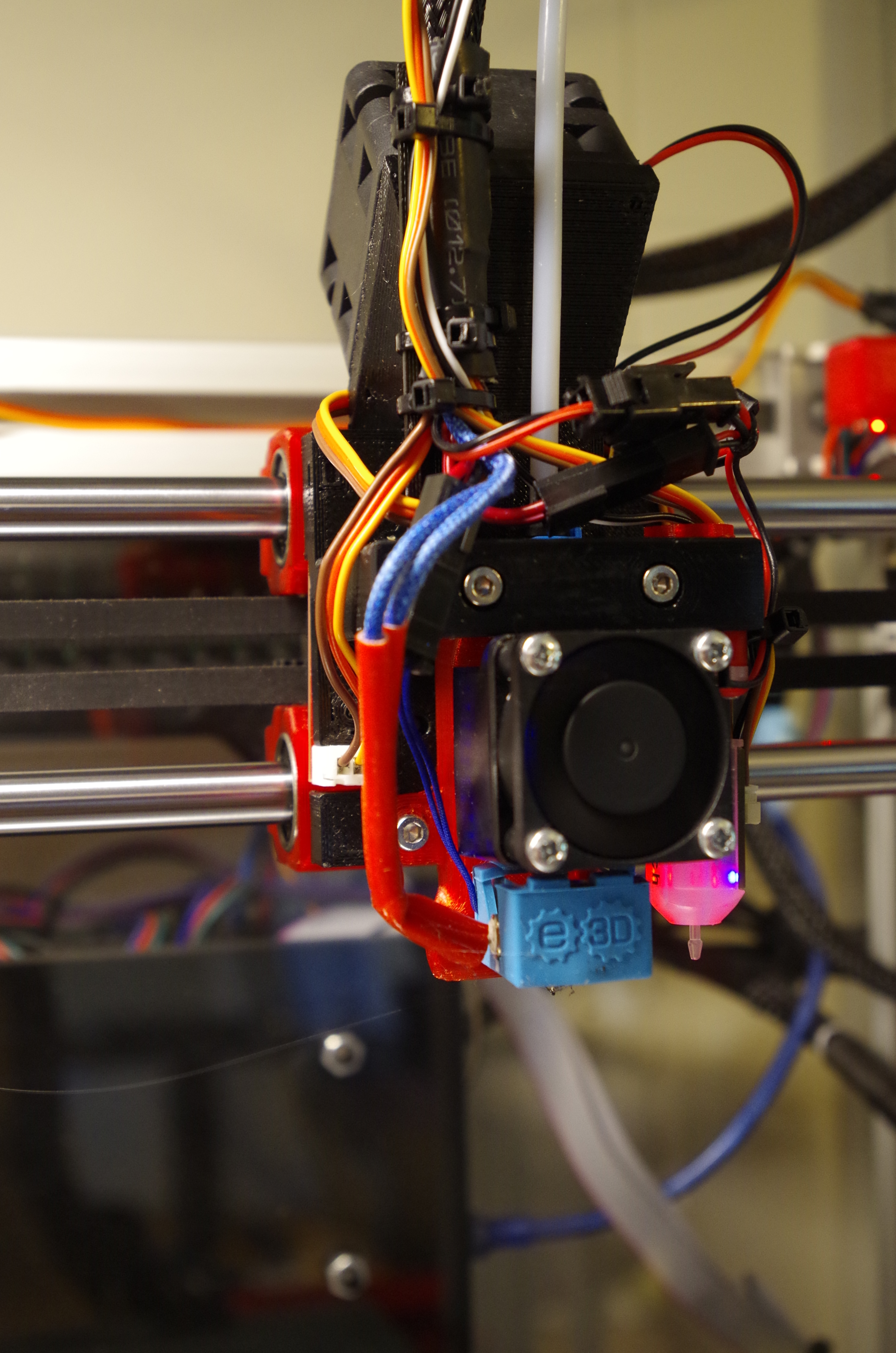 Hypercube Evolution 40mm Fan E3Dv6 Mount — miniatura 2