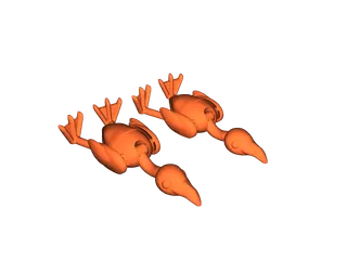 Funky Flamingo - Flexi Pocket Pets by FilliFuu | Download free STL