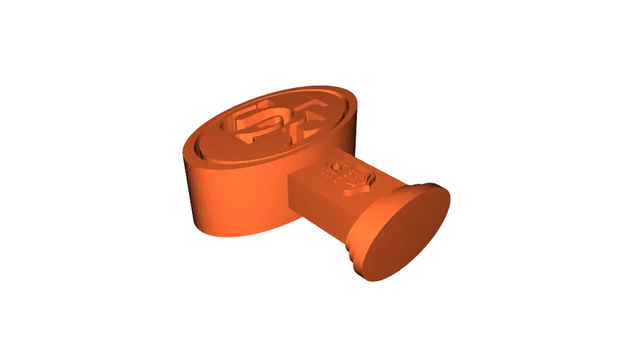 Free STL file SanFrancisco 49ers - Logo・3D printer model to