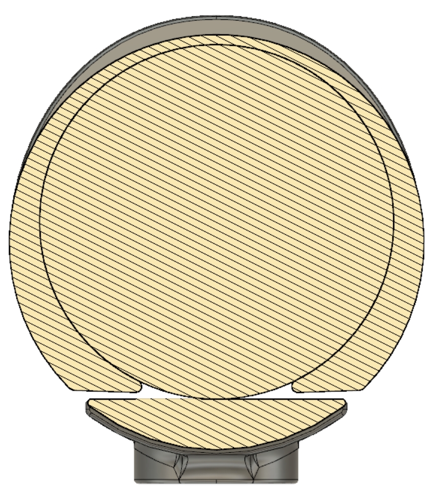 Ben's Burly 3Bolt Cage Mount For MTB Suspension Forks by Metamere