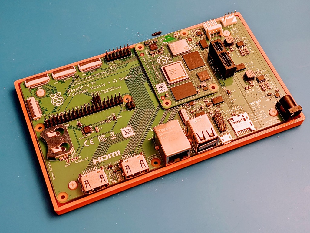 Minimal CM4 IO Board Tray