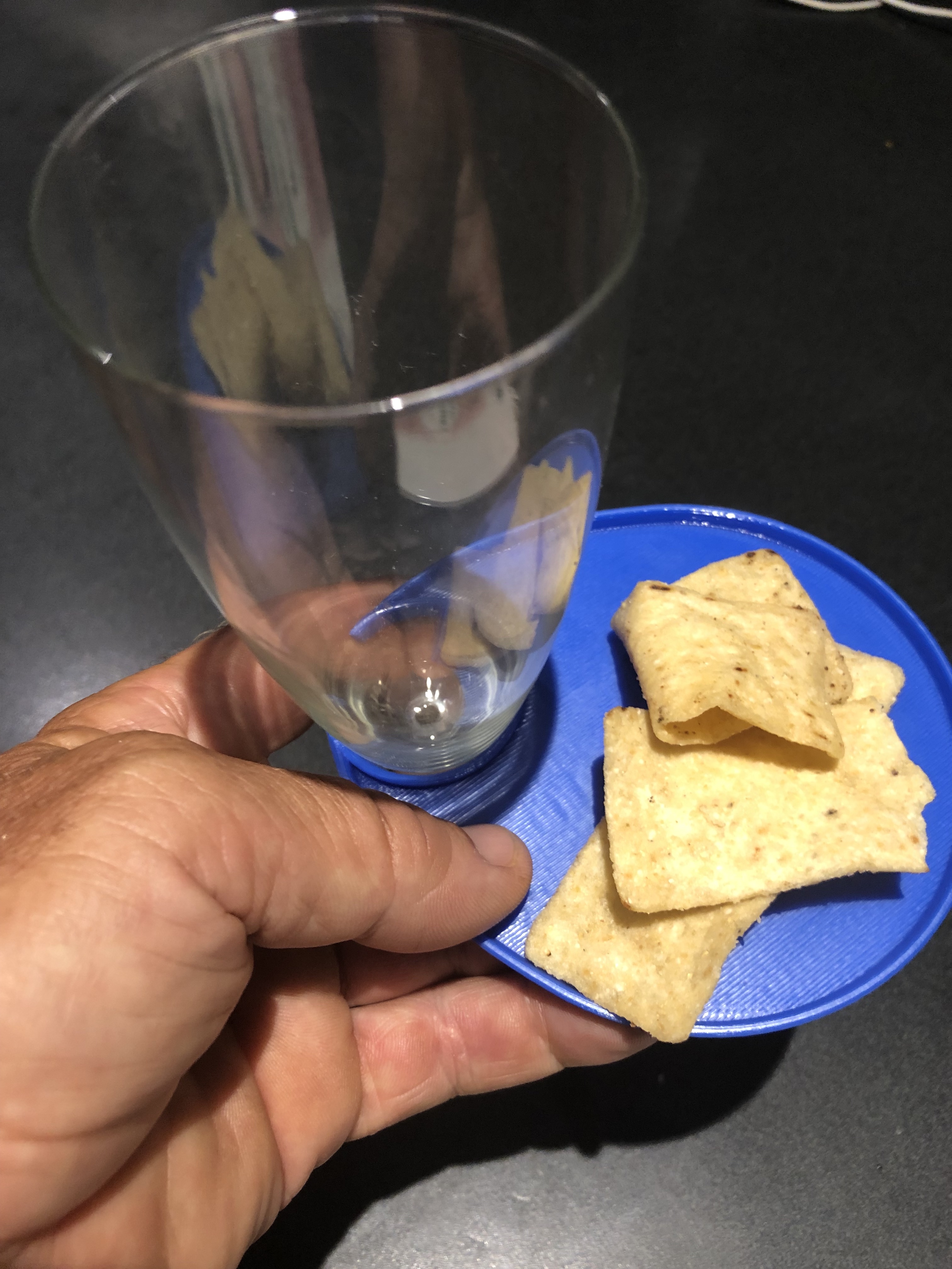 Party Plate - for stem glasses