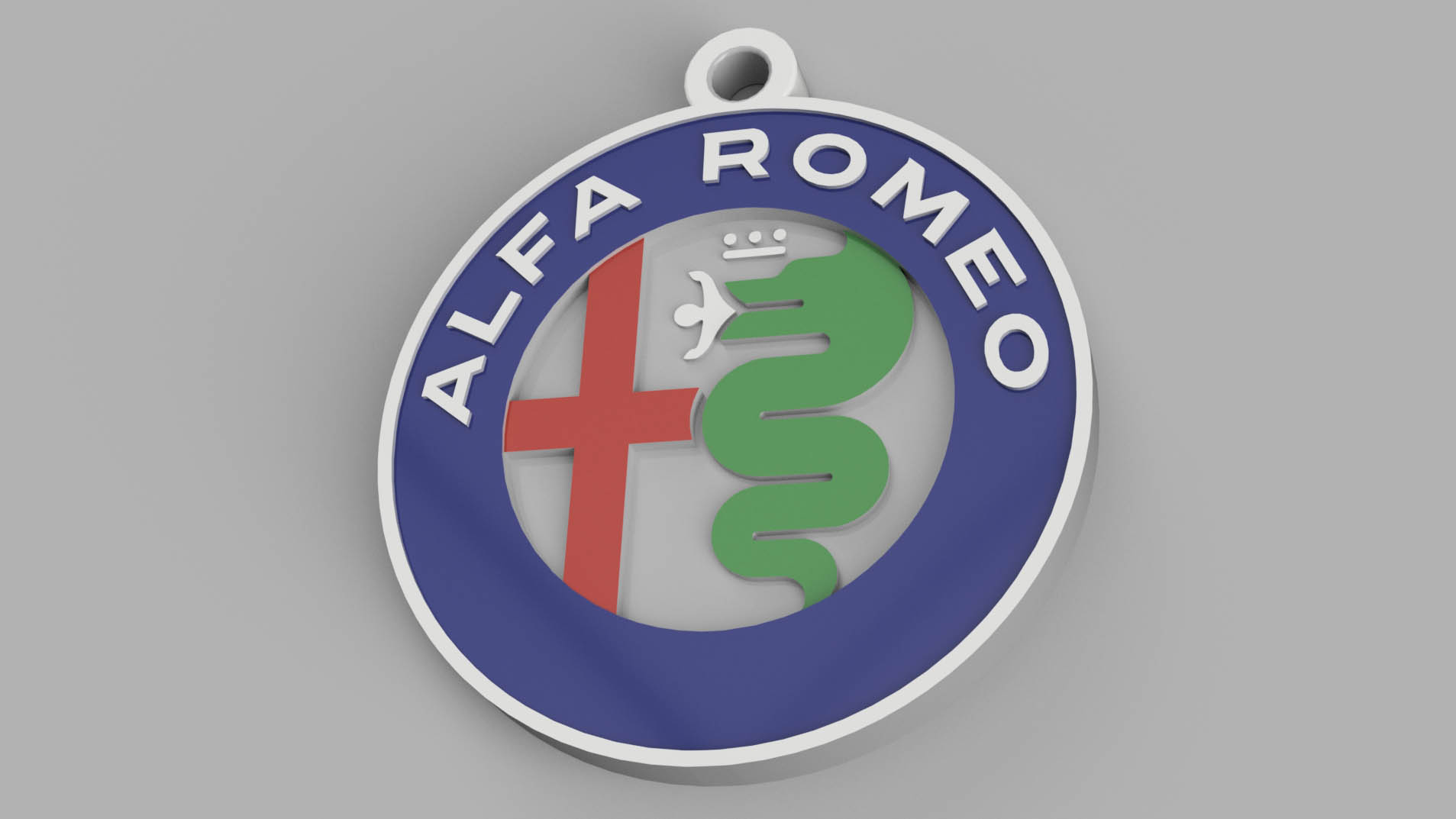 Miniatura 2 do modelo 3D Car Keychains Multicolor