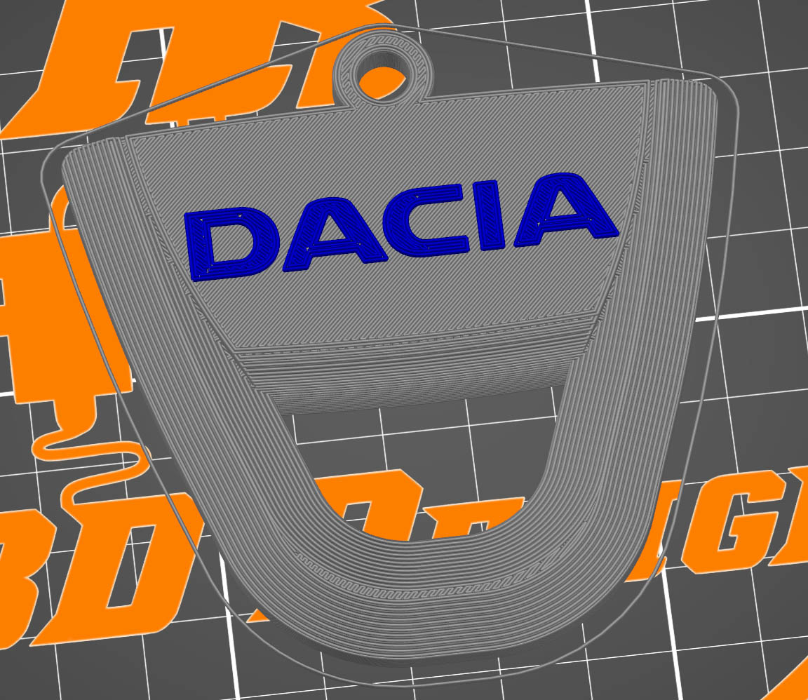 Miniatura 15 do modelo 3D Car Keychains Multicolor