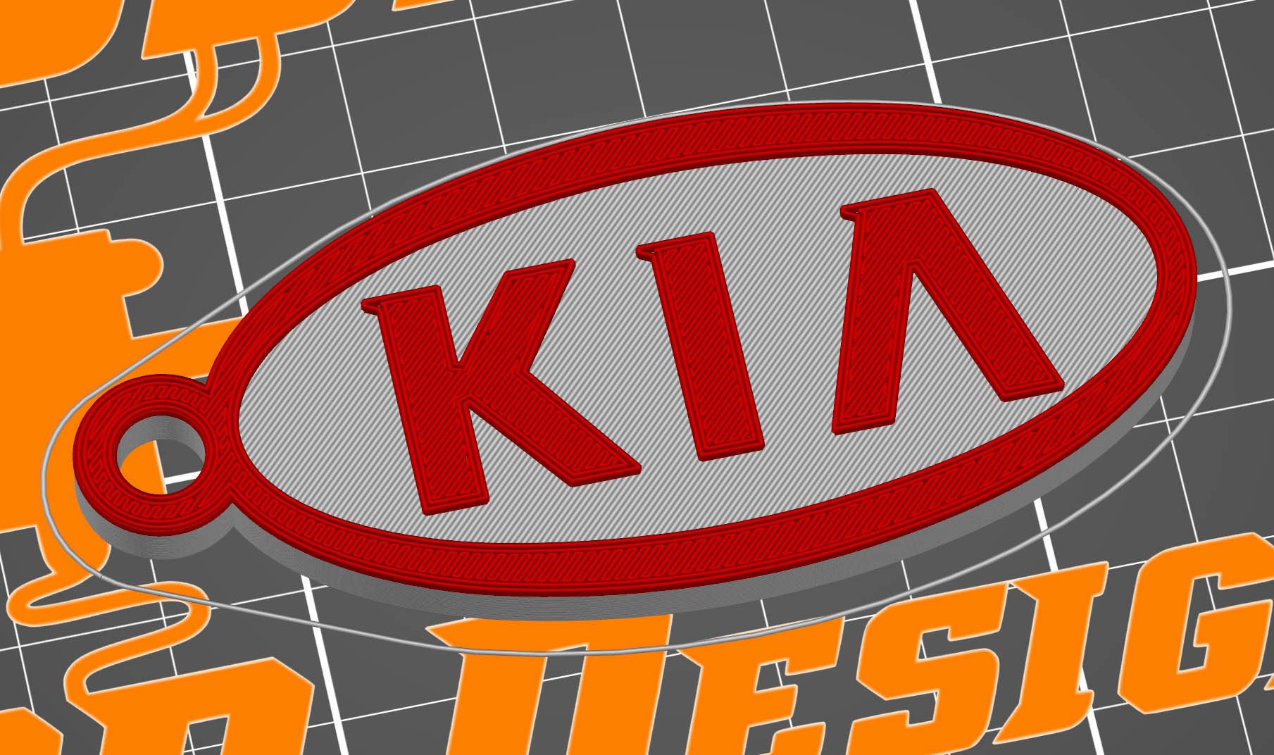 Miniatura 45 do modelo 3D Car Keychains Multicolor